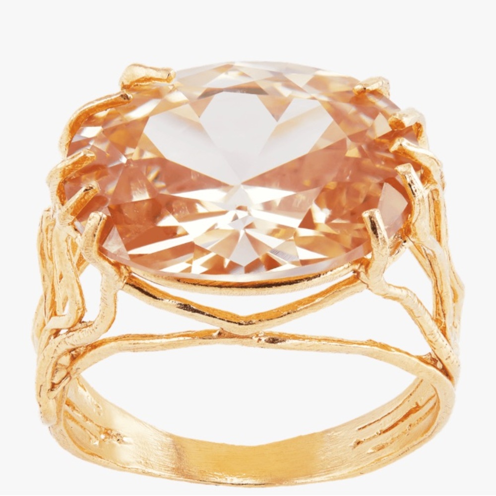 SILPADA lemon drop ring 14k gold plating over sterling silver